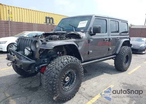 2018 Jeep Wrangler Unlimited Rubicon 4X4 z USA, uszkodzony, nr VIN 1C4HJXFG1JW326286